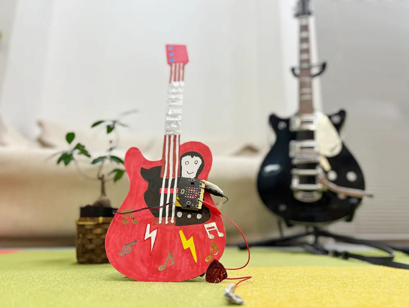 電子工作×音楽×プログラミングの魅力を学べる「ギターコース」