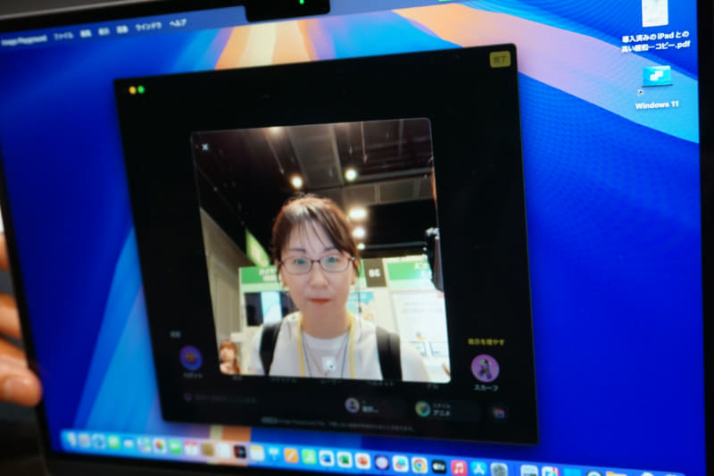 自撮りして、アニメ風の画像を生成できる。子供たちの画像をつくることも可能だ