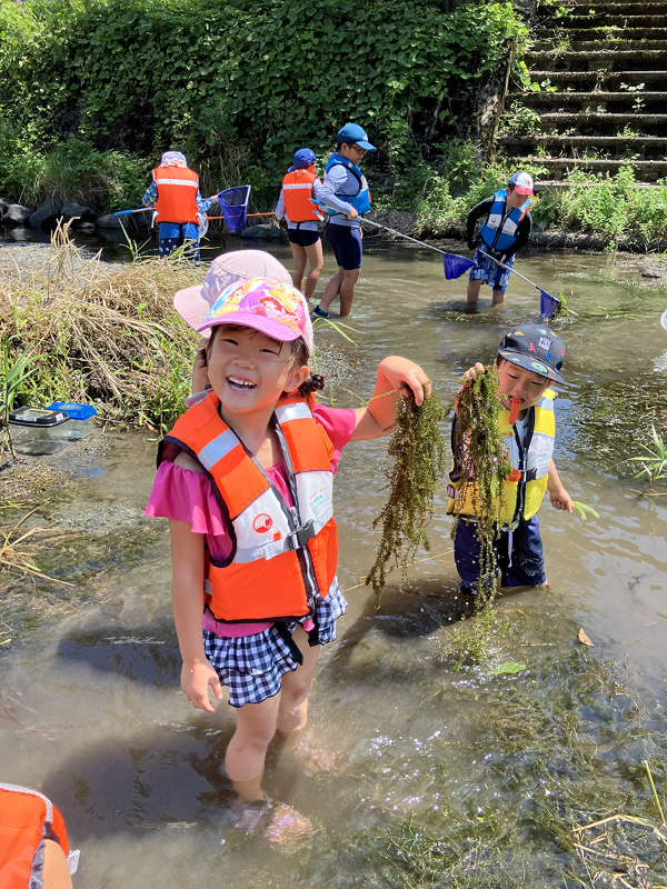 過去に実施した「預かり自然体験dive」の様子