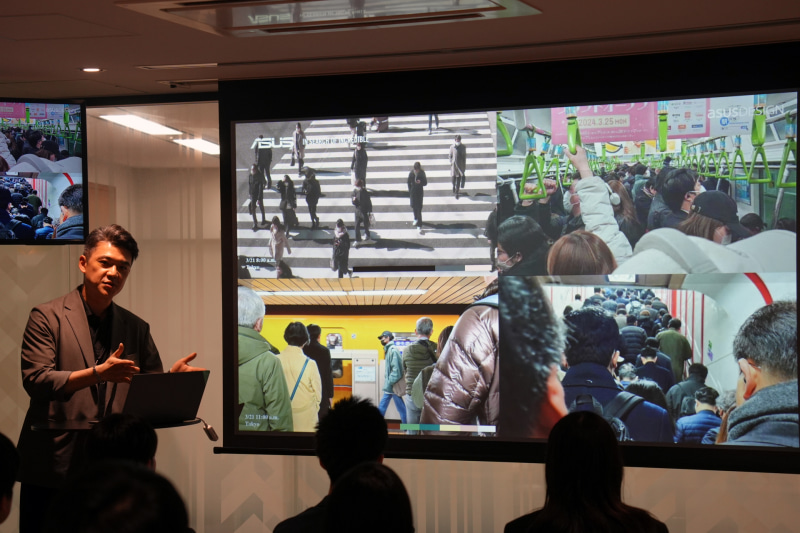 日本市場のためのノートPCを作っていると説明