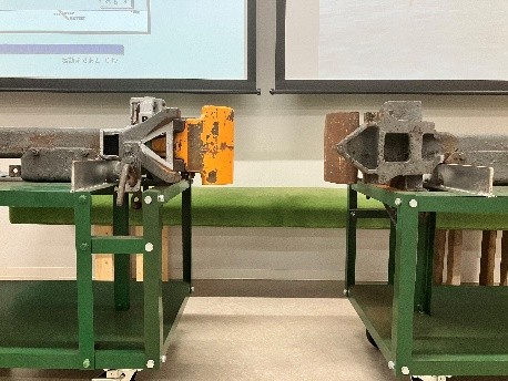 電車の連結体験