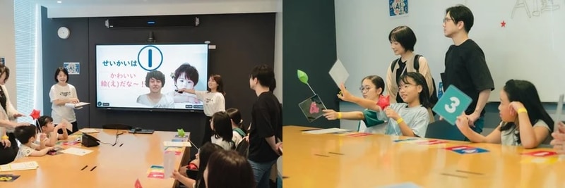 過去の子供向けAIイベントの様子