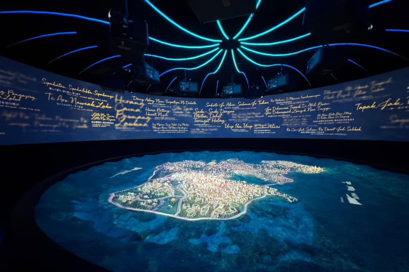 新都市のイメージが伝わる空間