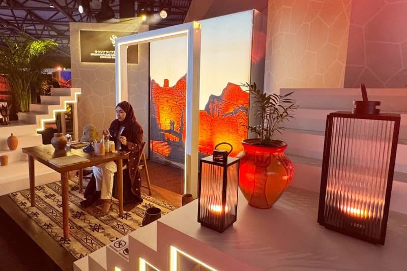 我々が行った日は「アラビアの驚異」展が開催中