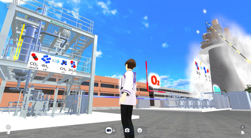 多くの民間パビリオンに「バーチャル万博」があり、ライブ配信も行われている。広すぎて移動はやや面倒なのでマップで指定するのがお勧め。VR機材がほしくなった……