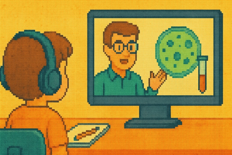 オンラインのキックオフイベントで、サンプリングの場所選定に関する仮説の立て方などを学ぶ