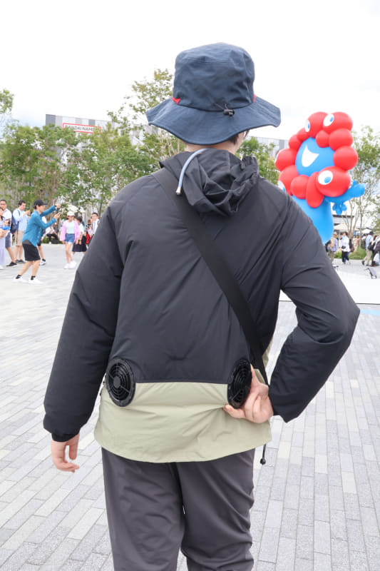 夕方まで屋外では空調服を稼働。長袖でも半袖でもいいので、とにかく空調服が超お勧めです！