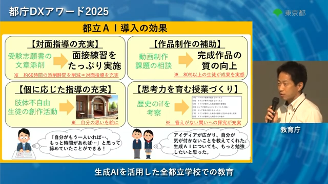 都立AI導入の成果