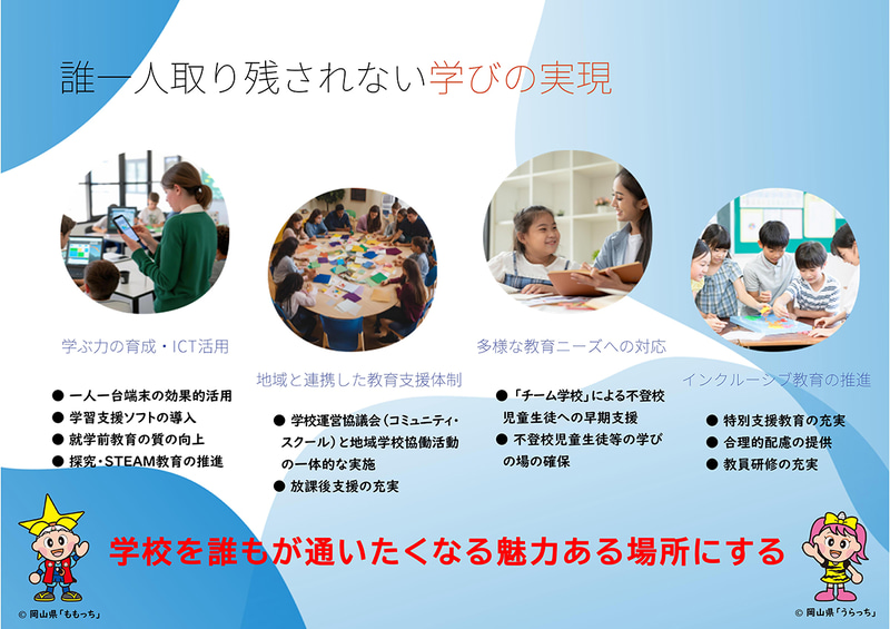 岡山県が進める人材育成と学びの実現・教育実践