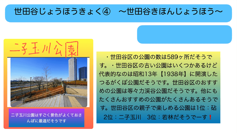 3年生の地域学習。Keynoteの共同編集でスライドをまとめていく