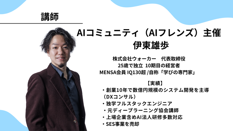 株式会社ウォーカー 代表取締役社長の伊東雄歩（いとう ゆうほ）氏が登壇
