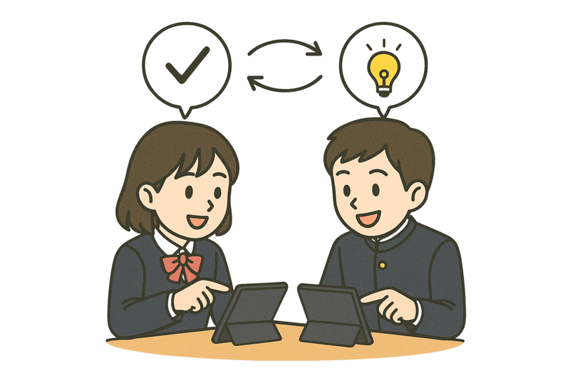 生徒の「相互参照」で学びが深まる