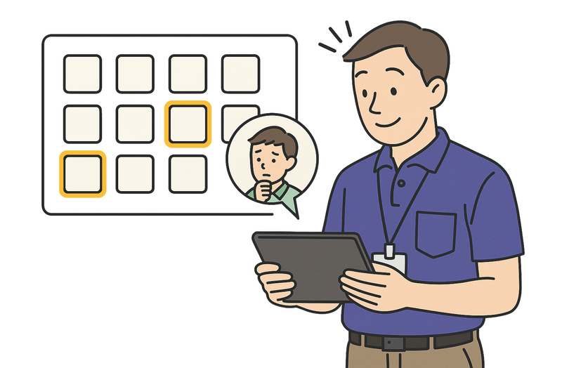 ノートの更新状況がひと目でわかる