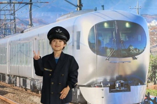 子供用制服での記念写真