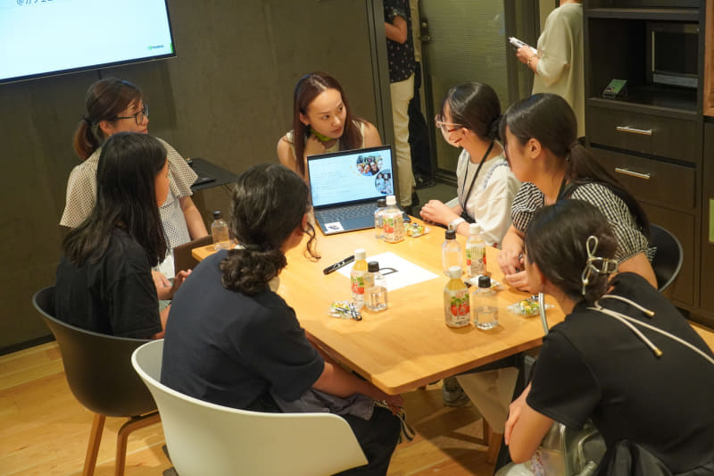 NVIDIA女性社員と質問など交流が行なわれた