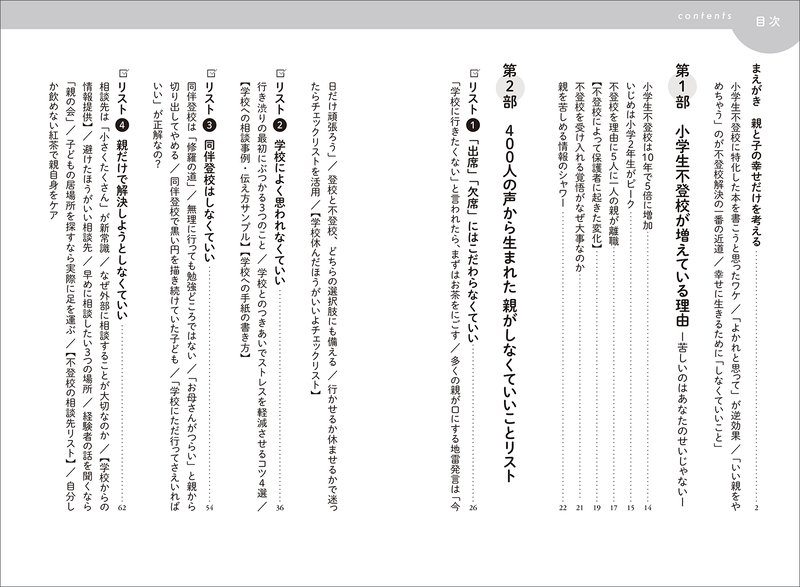 目次（まえがき～リスト4)