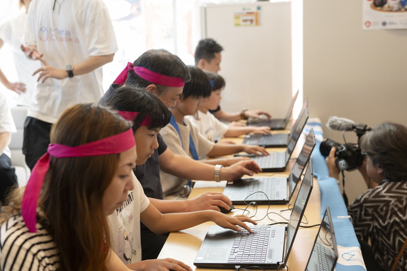 2025年6月に開催した「道頓堀eスポーツ運動会」の様子