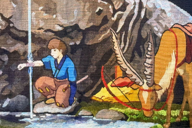 カメラでズームすると、縫い目それぞれの繊細さがよく伝わってくる