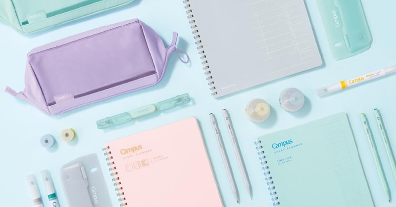 コクヨ株式会社が、50周年を迎える“Campus”をノートから「まなびかたブランド」へと刷新し、「まなびレシピ」に基づく文具12種類56品番を2025年9月5日より順次発売