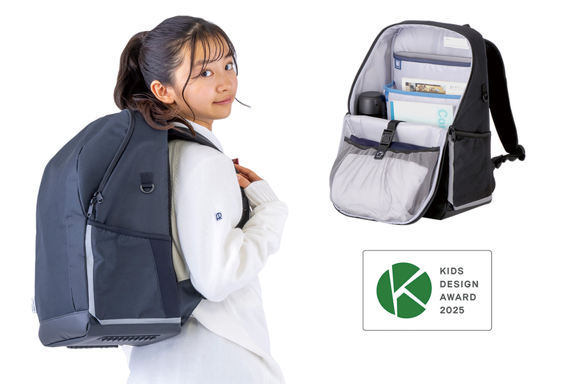 フットマーク株式会社が2025年2月に発売した、通学カバン「ONELOOK（ワンルック）」が「第19回キッズデザイン賞」の「子どもたちの安全・安心に貢献するデザイン部門」を受賞
