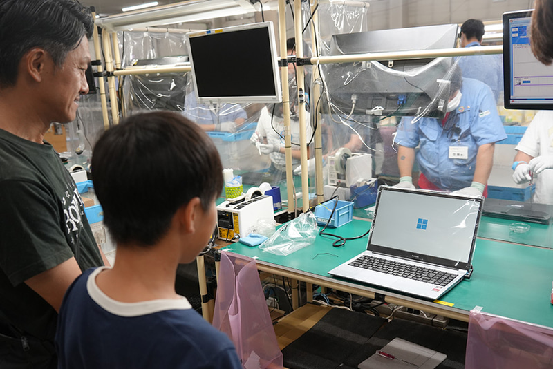 最後は、Windowsが起動するかどうかの動作確認