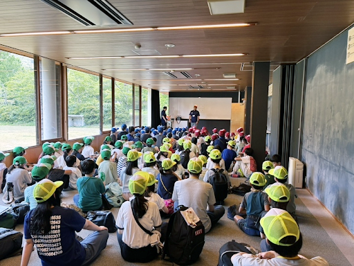 チャレンジキャンプに参加した子供たちの様子