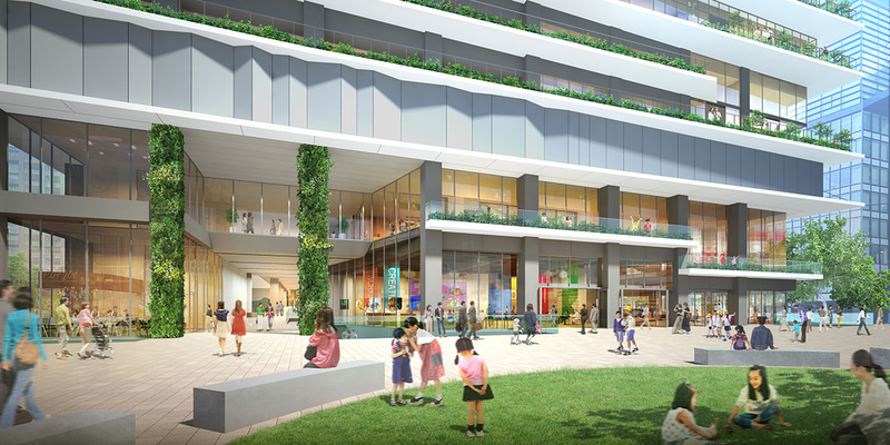 MITAKE LINK PARK（仮称）の外観イメージ