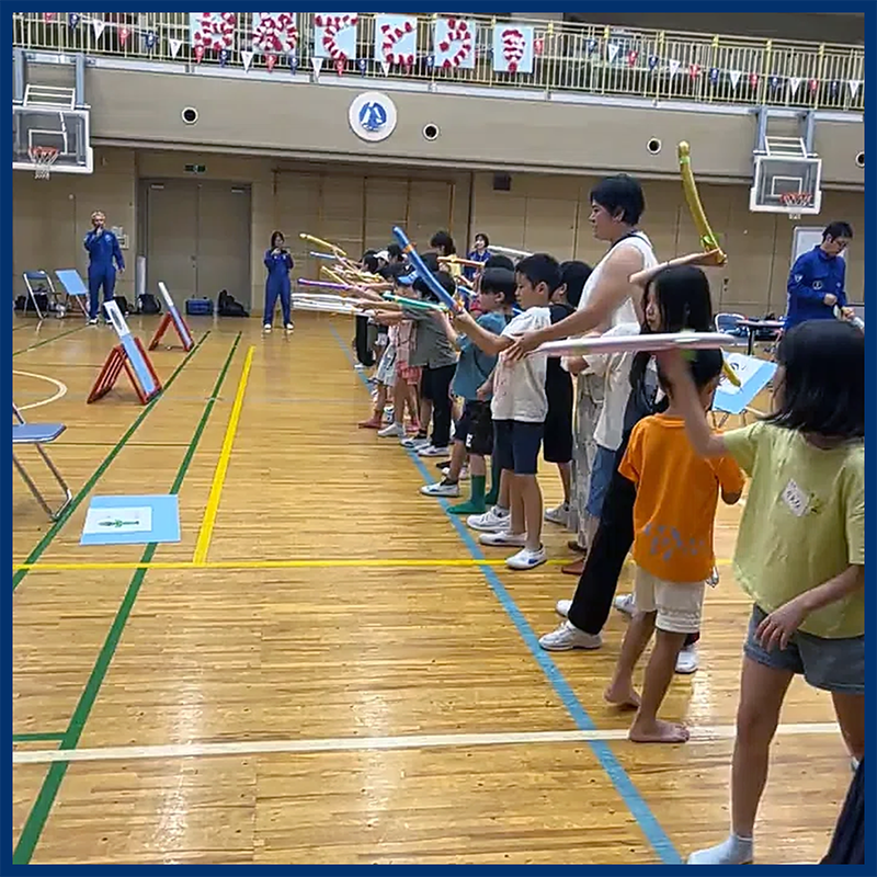 「バルーンロケット体験」（推奨年齢：3歳～小学2年生／体験料：500円／体験時間：約10分）