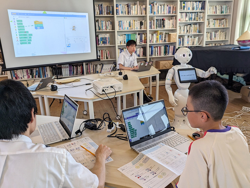 予備検証授業の様子