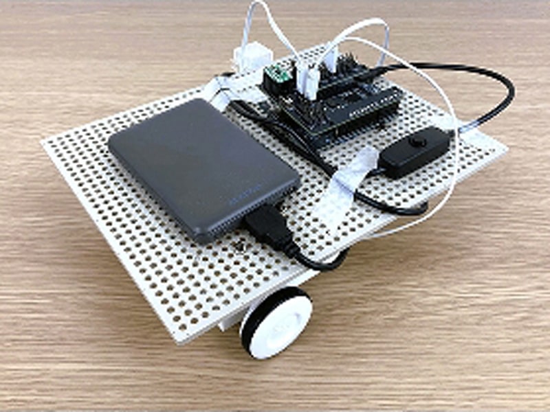 IoT用ボードコンピューター「Spresense」とソニーのロボット・プログラミング学習キット「Koov」のパーツでロボットカーをプログラミング