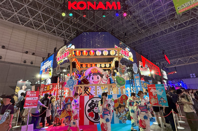 KONAMI『桃太郎電鉄２ ～あなたの町も きっとある～ 東日本編＋西日本編』のブース