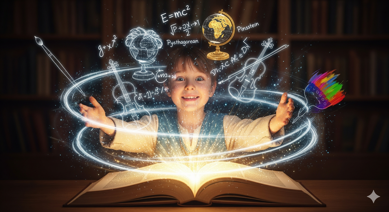 Geminiで生成。プロンプトは下記の「<span class="em italic color gray">学びの喜びを表現</span>」を参照。