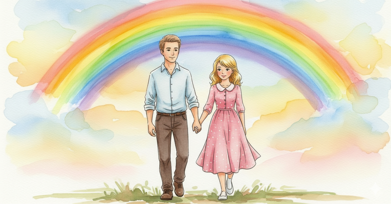 1枚目の画像をベースに大人になった姿を生成