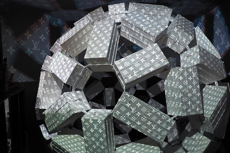 ルイ・ヴィトンのインスタレーション