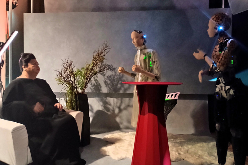 「いのちの未来」では多くのアンドロイドが登場する