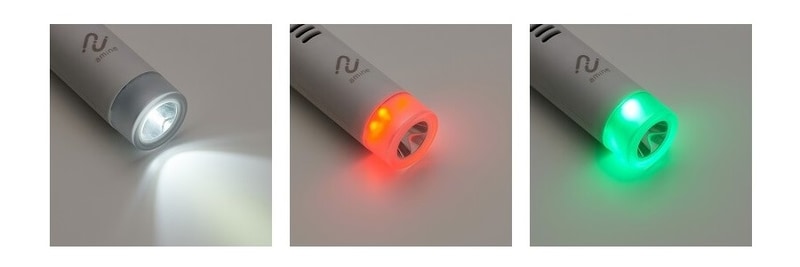 4モードで点灯可能なLEDライト機能を搭載