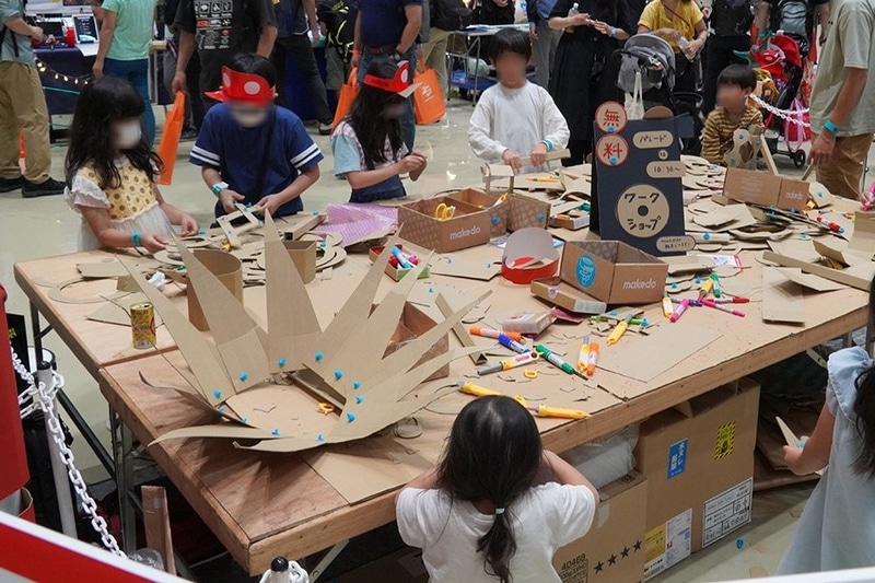 make道場。子供たちも、ものづくり