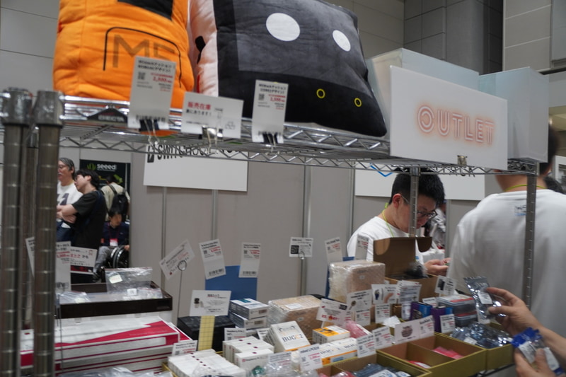 アウトレットのコーナーも