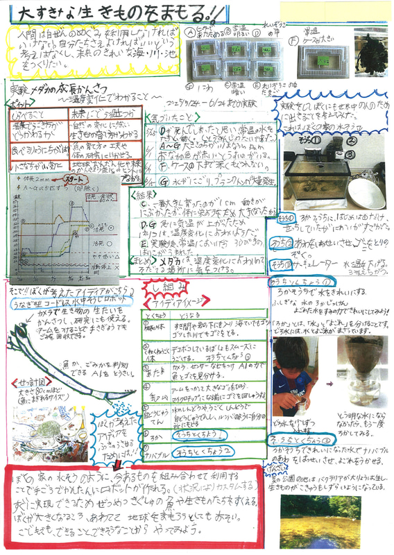 山下英士朗さん（2年）の作品