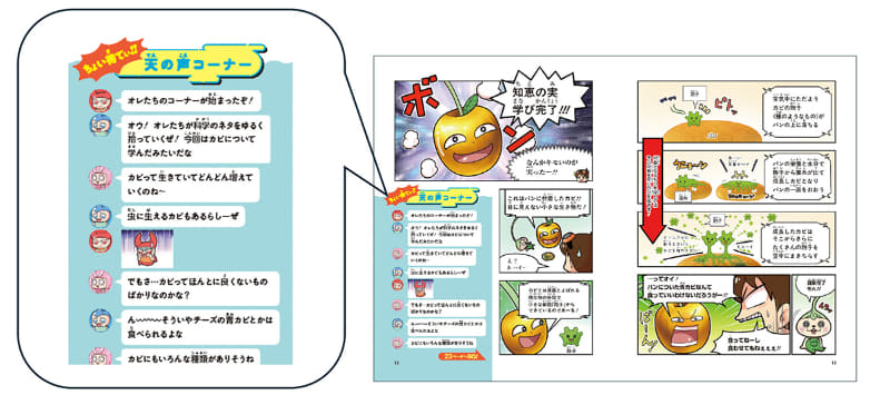 「なぜそうなるんだろう？」「こういう場合はどうなるのだろう？」といった新たな視点を提示する「天の声コーナー」