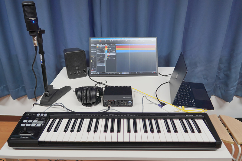 Music Labに整備された機材一式