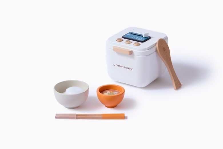 はじめてのおままごと　すいはんきセット（株式会社ウッディプッディ）（出典：GOOD TOY公式サイト）