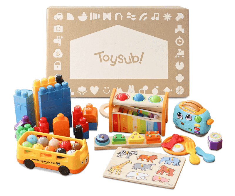 知育おもちゃのサブスクリプションサービス「トイサブ！」（出典：株式会社トラーナ）