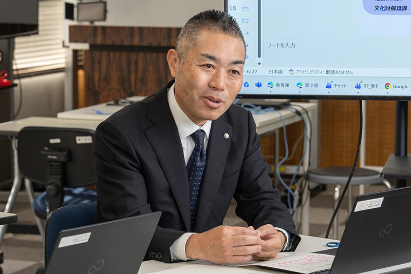 京都府教育庁指導部 教育DX推進課 課長 兼 京都府デジタル学習支援センター長 今野勝明氏