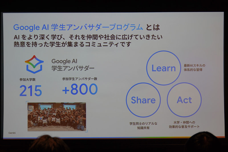 Google AI 大学生アンバサダープログラムの概要