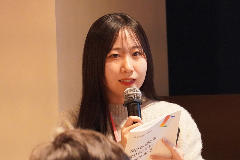 Google AI 大学生アンバサダーのSATSUKIさん