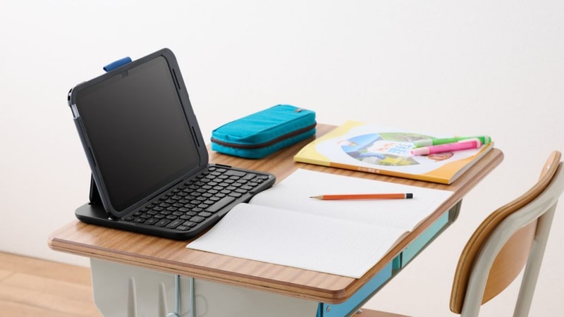 iPadケース一体型パソコン学習用キーボード「KEY PALETTO Folio（キーパレット フォリオ）」