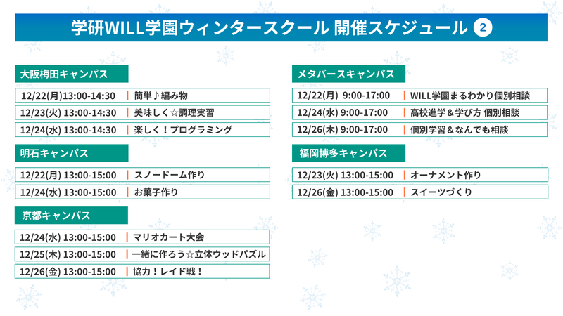 開催スケジュール2