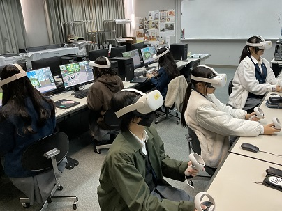 大阪府立工芸高等学校と近鉄不動産株式会社が、メタバースを活用した教育プログラムを導入（出典：大阪府立工芸高等学校、クラスター株式会社、以下同じく）