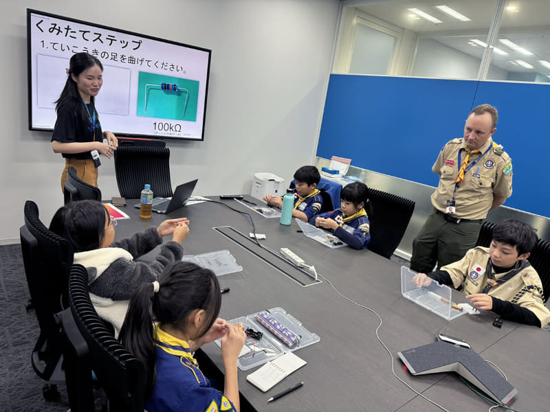 ワークショップの様子（出典：一般社団法人 日本ボーイスカウト東京連盟、以下同じく）